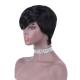 Swiss Lace Base Material Pixie Cut Human Hair Wigs for Black Women Remy Hair Grade