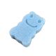Non toxic Soft Baby Bath Sponge / Charcoal Konjac Sponge Absorbency Cleaning Tool for Safe Playtime Size Is 8*6*2.5 cm