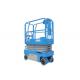 Indoor Outdoor Single Man  Electric Scissor Lift  Pneumatic 8m 10m 12m Towable