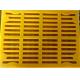 Yellow PU Mesh Polyurethane Screen Panels With Hook For Mine Vibrating