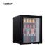 Customized Hotel Mini Bars Black Hotel Room Fridges Commercial For Beverage Beer