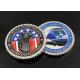 Customized zinc alloy die casting American souvenir medal promotional activities paint logo pictures Yiwu wholesale