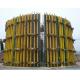 Curved Wall Concrete Column Formwork , Adjustable Arced Formwork Profile