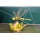 Children Playground Realistic Animatronic Dragonfly Model High Durability