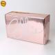Custom Printed Rose Gold Corrugated Shipping Box For Cosmetics
