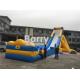 3 Years Life Span Yellow Giant Inflatable Slip And Slide For Kids / Adults