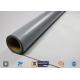 One Side Silver Silicone Coated Fiberglass Fabric For Fire Prevention