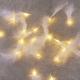 Christmas Festival Led String Light Colorful Artificial Feather Wedding Hanging Light Battery Powered Wall Party Holiday