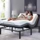 Black Smart Adjustable Bed Wireless Remote Control Steel Smart Base Bed
