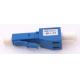 Blue LC Fiber Attenuator For Testing Equipment , Fixed Optical Attenuator 7 DB