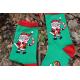 2015 Hot selling cute cartoon christmas patterned design eco-friendly cotton dress socks