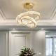 Modern Ring Pendant Light Led Lamp Decorative Crystal Chandelier For Dining Living Room