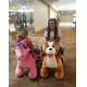 Hansel Bearing capacity 150 KG carnival plush toy unicorn zoo riders for mall rideable animal