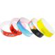 Disposable Custom Tyvek Wristbands For Events White Red Blue Security