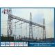 Switch Yard Substation Steel Structure Hot Roll Steel Q420 , Q460