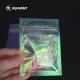 Transparent Holographic Packaging Bag Laser Clear Zipper Food Grade Bag