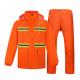 Polyester Taffeta Reflective Safety Clothing Waterproof Coating High Visibility Coat