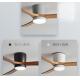 42 Inch 52 Inch Modern DC Motor Remote Control Solid Wood Blade Led Ceiling Fan With Ligh