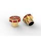 Luxury Crystal T Shaped Zamak Perfume Caps Zinc Alloy Glass Perfume Bottle Caps