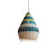 Customized Bamboo Rattan Woven Pendant Light Handmade For Indoor Lighting