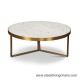 ss201 Round Marble Top Coffee Table