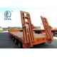 Transport Towing Sinotruk CIVL Low Bed Semi Trailer Trucks 2 Legs 13M Length