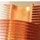 DELLOK Solid Plain High Radiator Height 10.5mm Copper Alloy Round Tubes
