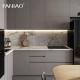 High End Small Kitchen Cabinet Set Flat Pack Mini Kitchenette For Apartment Hotel