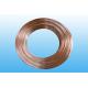 Steel Evaporator Tube 6.35 * 0.65 mm , Low Carbon Copper Coated