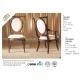 Classic Hotel Dining Chairs Round Back Wooden Louis Dining Chairs