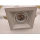 Shopping Mall 7 Watt Square LED Recessed Downlight 3000K Warm White CE CCC ROHS