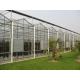 Large Aluminum Frame Glass Greenhouse High Transmission Rate For Exhibition