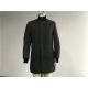Menswear Charcoal Metlon Coat With Funnel Rib Collar XS-XXXL Size TW79364