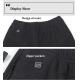 Lightweight Heat Pants For Men With 2 Heat Zones Unisex