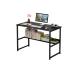 Kids Study Desk Chair Set with Wooden Shelves Modern and Functional Office Furniture