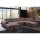 High End Indoor Furniture Living Room Modern U Shaped Sectional Sofa Couch Bed Sofa Bed Leather