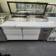 Customized Dimensions Four-Drawer Pizza Prep Table Refrigerator for Catering