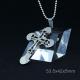 Fashion Top Trendy Stainless Steel Cross Necklace Pendant LPC236