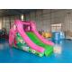Elephant Themed 3.5x1.8x2.5m Inflatable Water Slides Digital Printing Water Jump House With Slide