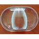 Toughened Frosted Glass Diffuser , Glass Diffuser For Light Fixture  Polishing