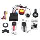 One Click Start Bluetooth Motorcycle Alarm , 12V Remote Bike Alarm IOS9001