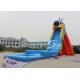 China extreme giant adults hippo inflatable slide with pool ended for sea shore water park