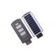 All In One LED Solar Street Light , Outdoor Solar Floodlight ABS With Steel Pole