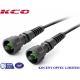 MPO / APC Outdoor Fiber Optic Patch Cable , ODVA Single Mode Fiber Patch Cable