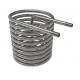 2.09m3/H Stainless Steel Coil Coaxial Heat Exchanger Freezing Prevention