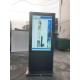 Floor Standing Outdoor LCD Advertising Screen Digital Signage Displays 55 Inch