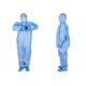 Blue Non Woven Sterile Chemical Protective Clothing ​