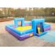 Customized inflatable soap soccer field for outdoor interactive games