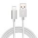 3ft Apple Lightning To USB Cable 1M Length Aluminum Braided ROHS Certificated