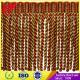 2017 Factory Direct Hot Sales New Style Red Color Polyester Bullion chainette fringe For Cushions
